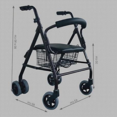 Las mejores marcas de andador rollator silla andador rollator aluminio ancho 50 cm