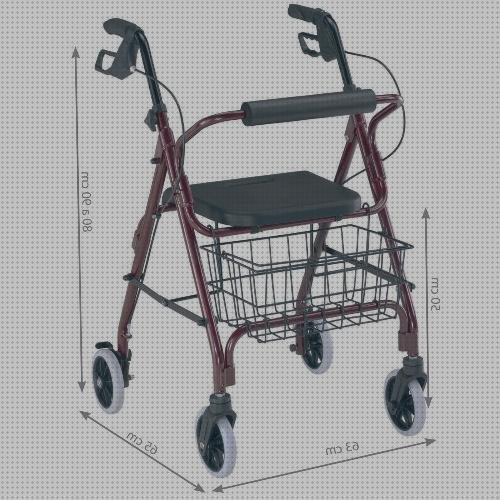 Las mejores andador rollator silla andador rollator aluminio ancho 50 cm