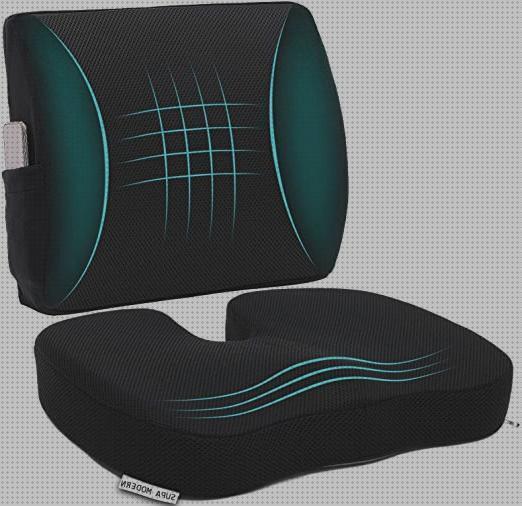 Feagar Cojín Coxis para Silla de Oficina, Cojín Ortopédico de Hernias  Asiento Coche, Cojín Ergonómico para Matigar Dolor de Espalda y Fatiga,  Funda de