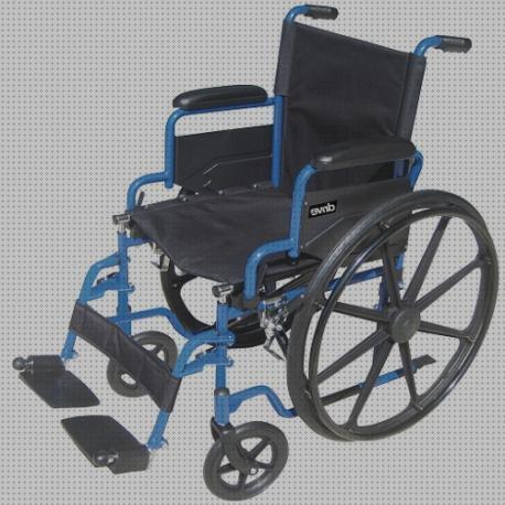 Review de silla de ruedas azul