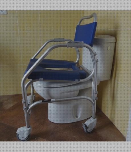 Silla de cama médica con asiento acolchado, silla de ducha plegable para  adultos mayores, discapacitados, ancianos, mujeres embarazadas (blanco